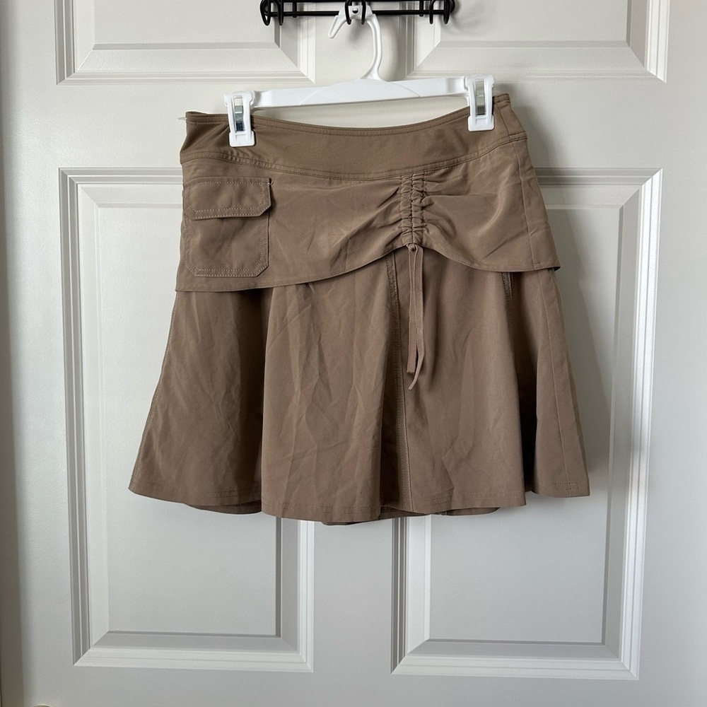 Athleta Skort Wrap Layered Drawstring Pocket Size… - image 1